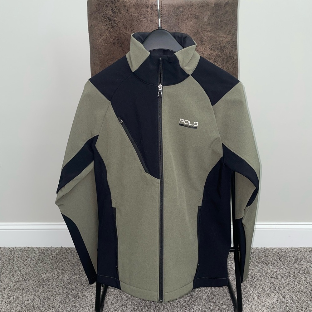 Polo by Ralph Lauren Black and Gray Performance Jacket